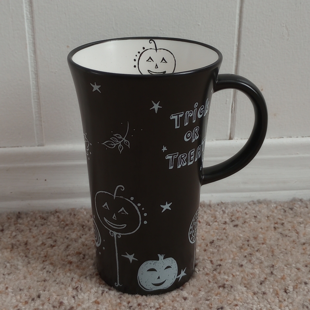 Starbucks 2007 Halloween Cup Pumpkin Trick Or Treat